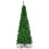 Gymax 6.5 FT Artificial Pencil Christmas Tree LED Pre-Lit Xmas Tree Holiday Decoration 12