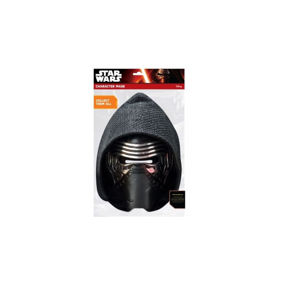 Rubies Mask Star Wars Kylo Ren Unisex Cardboard Black