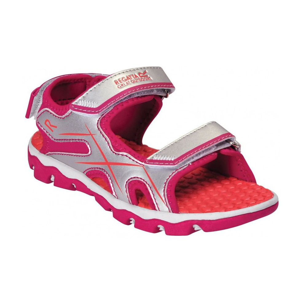 sandals Kota Drift junior PU pink/silver size 32
