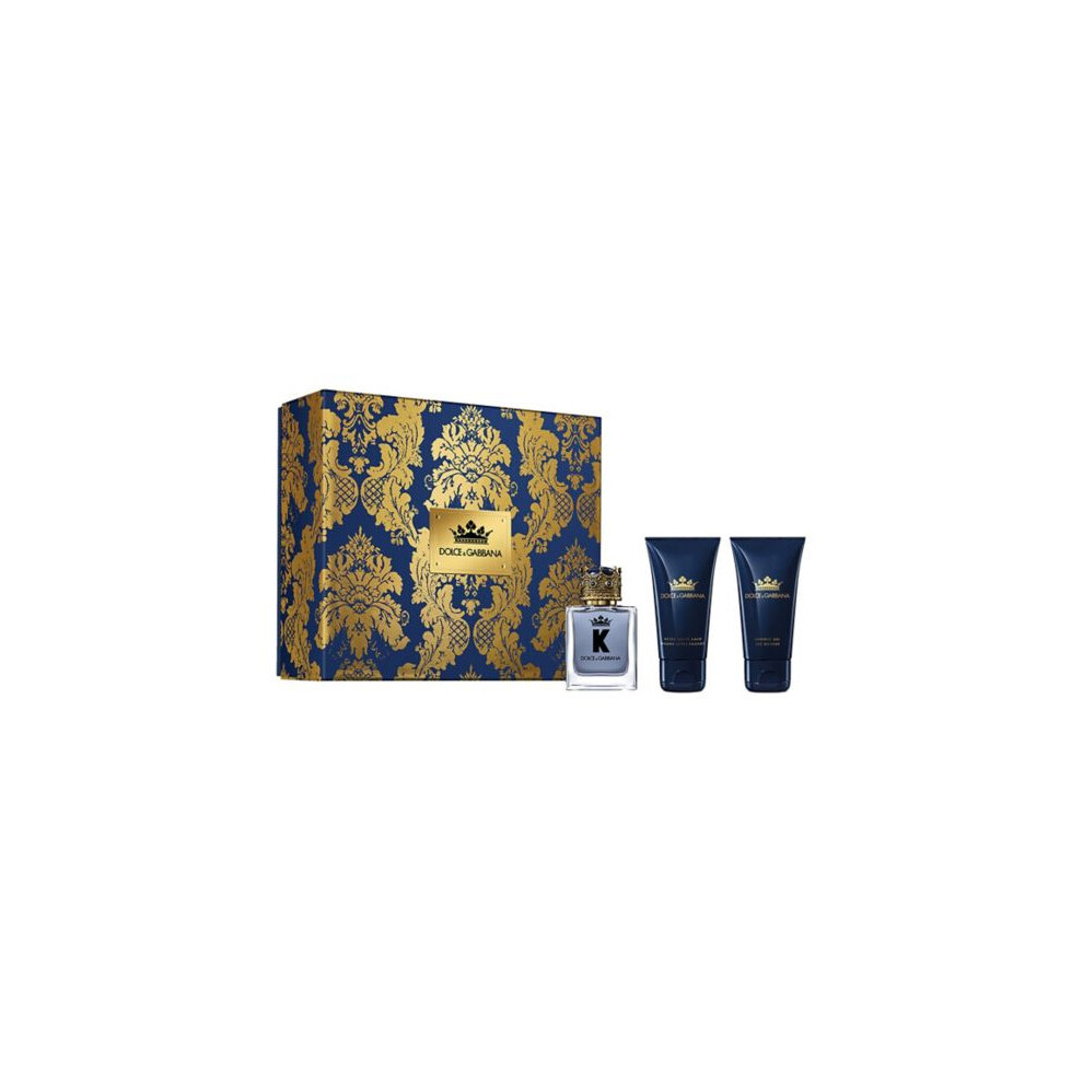 Dolce & Gabbana K - 50ml EDT + 50ml Aftershave Balm + 50ml Shower Gel