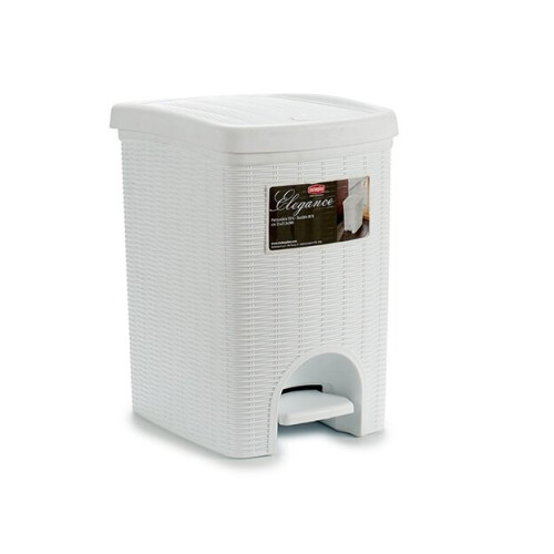 waste bin Elegance 20 litres 30,5 x 39 cm white