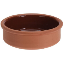 tapas dish 12 cm terracotta brown 3 pieces
