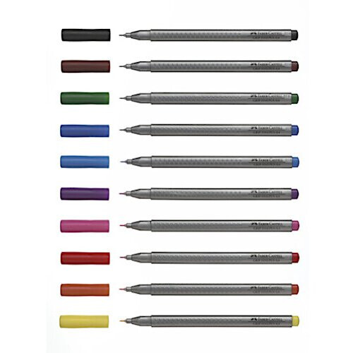 Faber-Castell fineliner Grip 0,4 mm 10 pcs