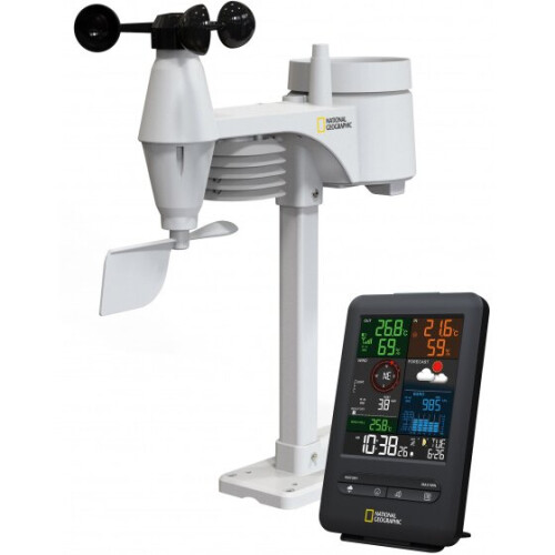 National Geographic weather station 5-in-1 black/white 3-piece