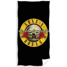 beach towel Guns N' Roses 140 x 70 cm cotton black