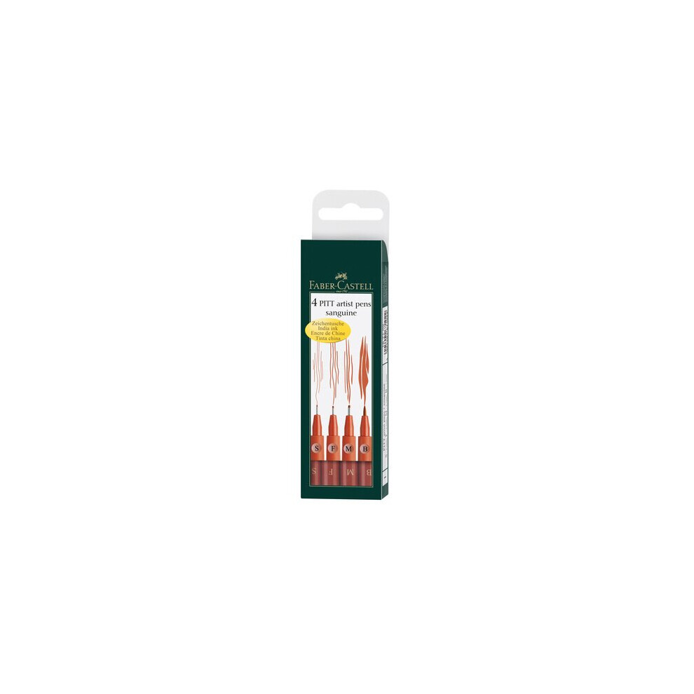 drawing pen Pitt Artist orange 4 pcs