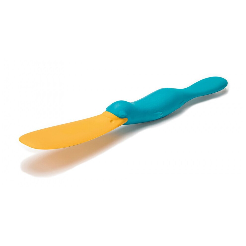 spatula Splatypus 21 x 3 x 2 cm silicone turquoise/yellow