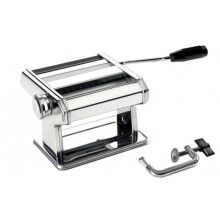 Máquina de macarrão manual - METALTEX - 3 funções - Aço inoxidável - 19,5 x 19 x 13,5cm - Para adultos