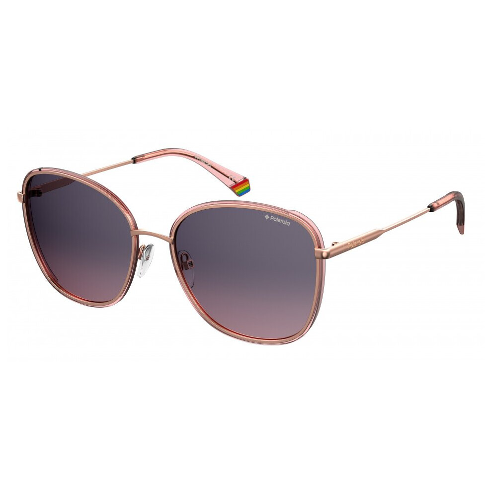 sunglasses 6117/G/S ladies cat. 3 steel rose gold/purple