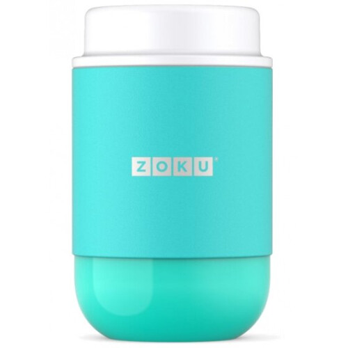 Zoku food container Neat Stack 475 ml stainless steel blue