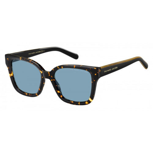 Marc Jacobs sunglasses ladies rectangular black/gold/blue