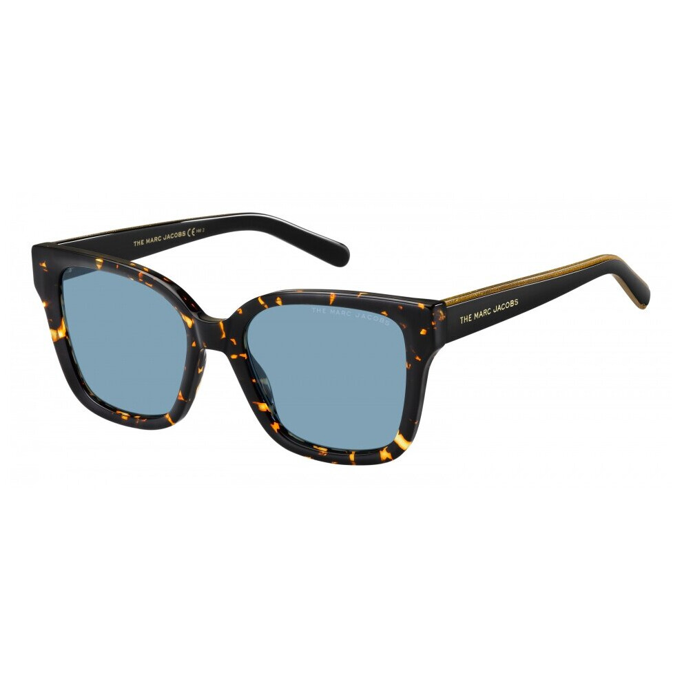 Marc Jacobs Sunglasses Ladies Rectangular Black/Gold/Blue