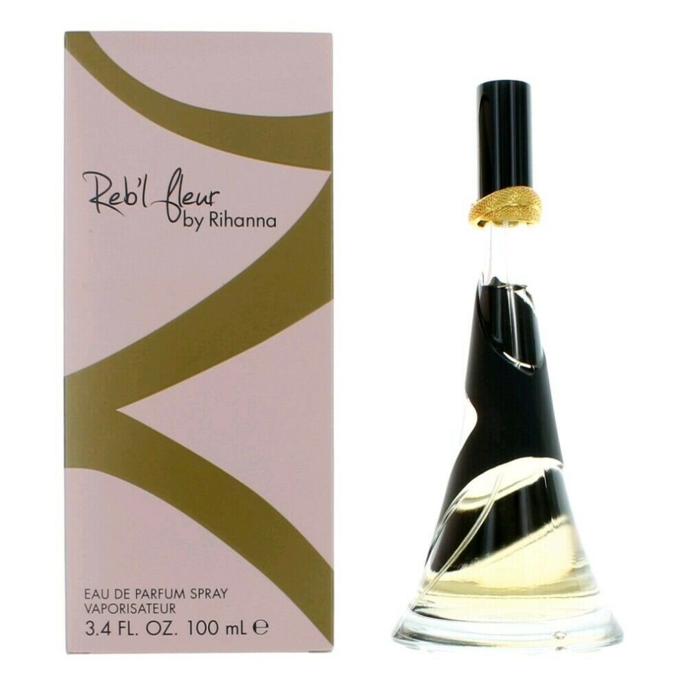 Reb'l Fleur by Rihanna, 3.4 oz EDP Spray for Women Eau De Parfum