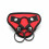 (Red) Satin Dildo Harness Couples Bondage Strap-On 1