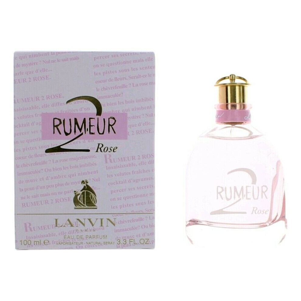 Rumeur 2 Rose by Lanvin, 100ml EDP Spray for women Eau De Parfum