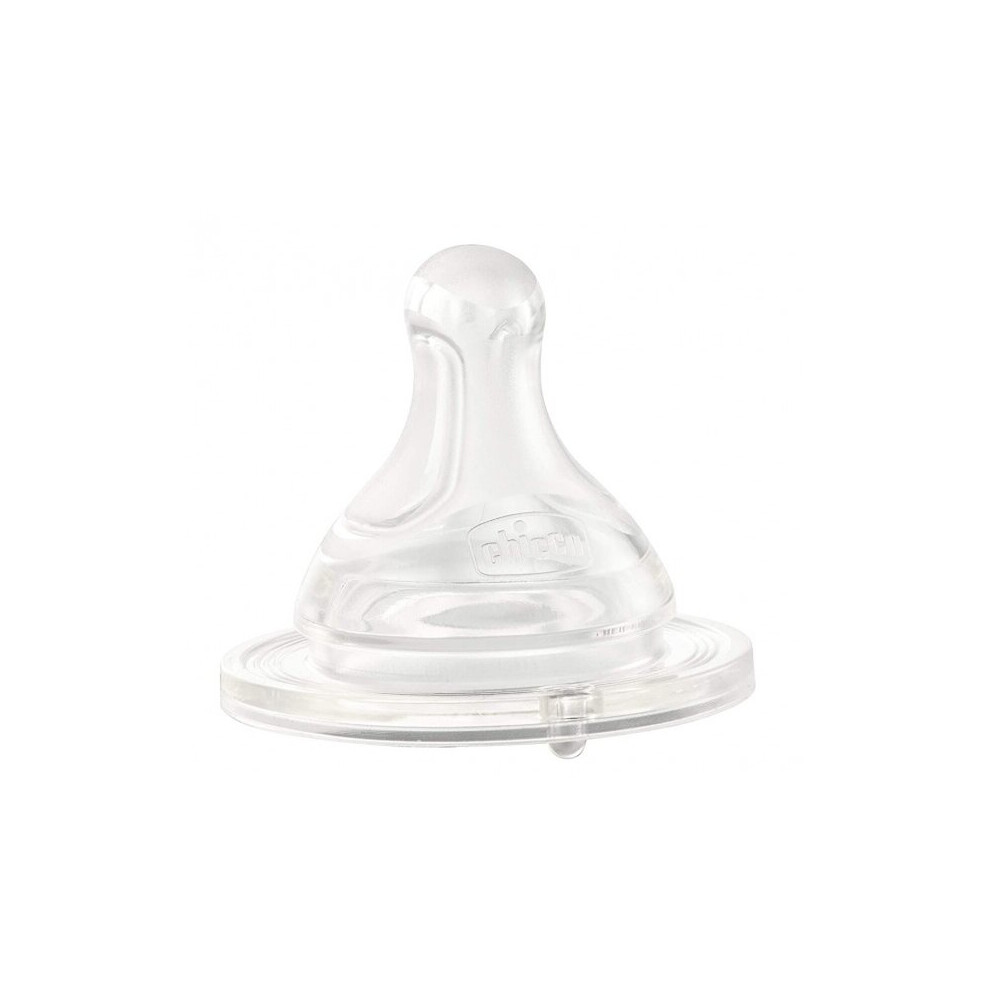 teat Physiological silicone transparent (2m+) 2 pieces