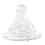 teat Physiological silicone transparent (4m+) 2 pieces 1
