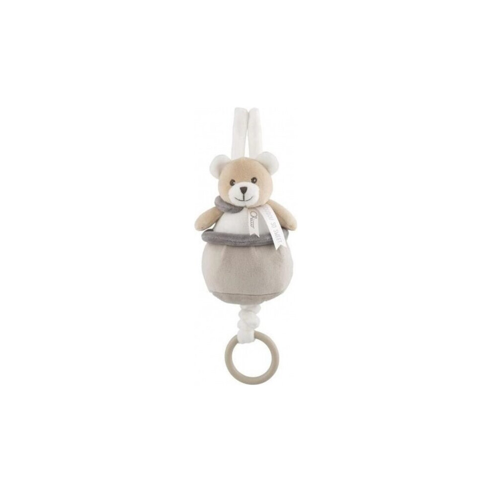 music box Teddy bear junior 9 x 21,5 cm plush beige