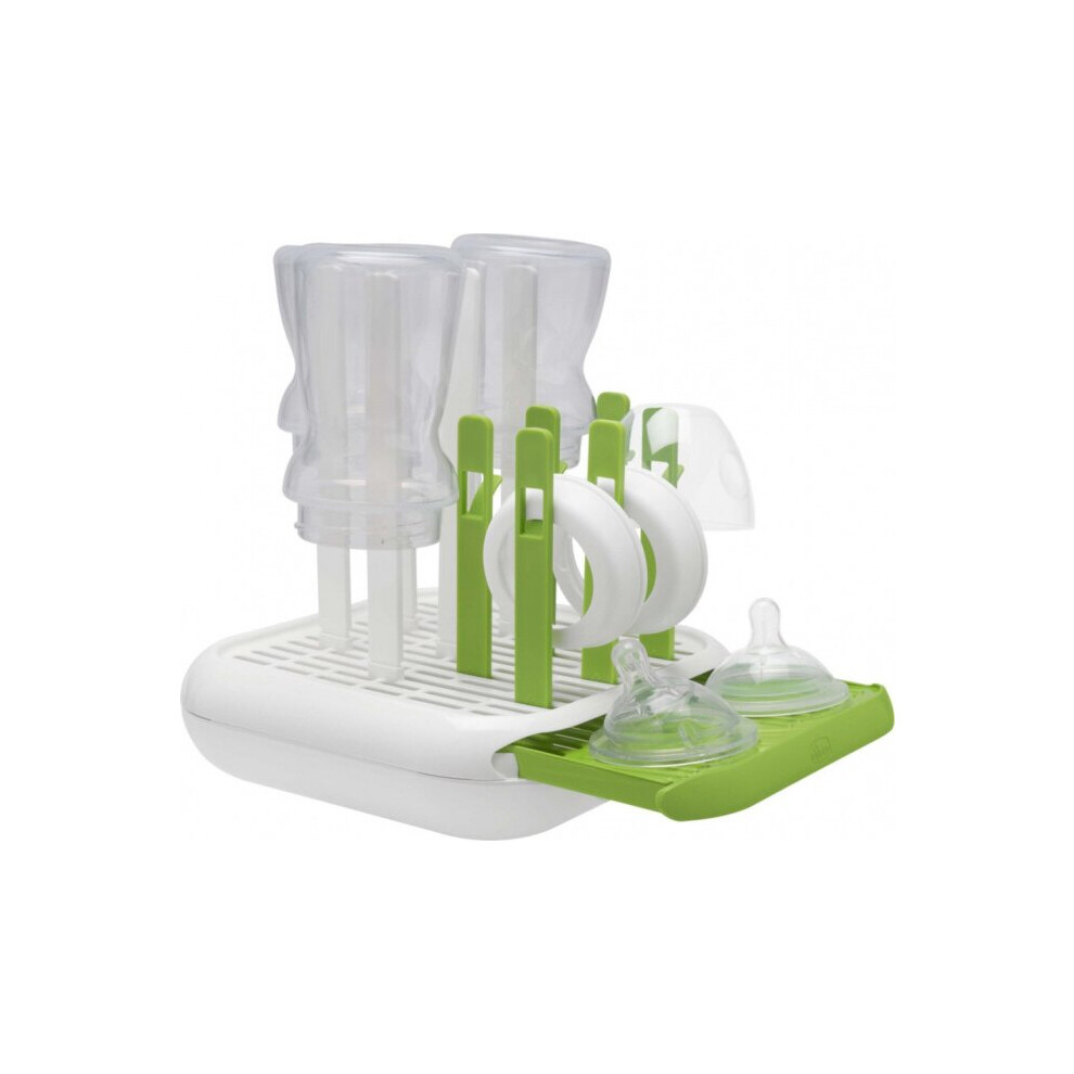 drip tray feeding bottles 22.5 cm green/white