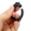 (Black) Adjustable Cock White Or Black Silicone Penis Rings Delay Ejaculation Men 8