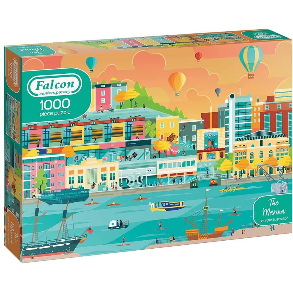 Galt Falcon Contemporary The Marina Jigsaw Puzzle - 1000 Pieces
