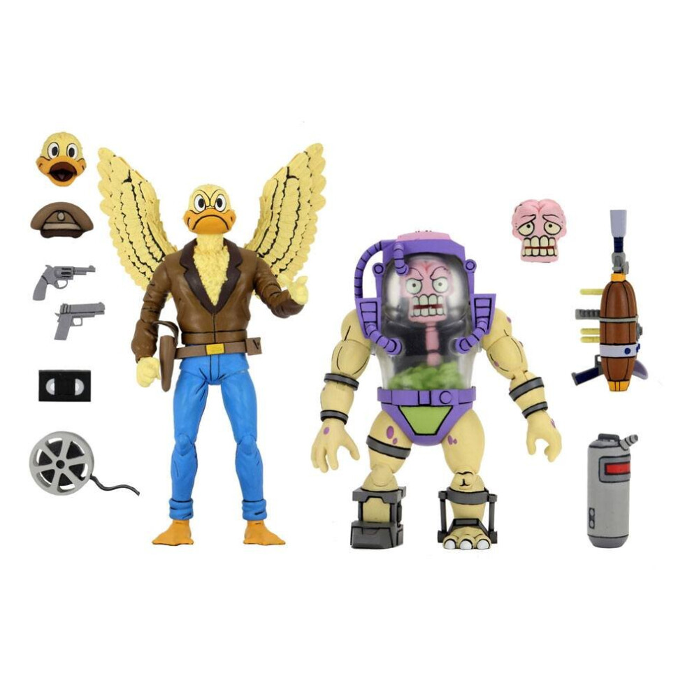 TMNT Cartoon Ace Duck And Mutagen Man 2-Pack 7 Inch Scale Action Figures