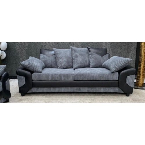 Furniture 786 Rio Grand 3 + 2 sofa set - Black & Grey 1