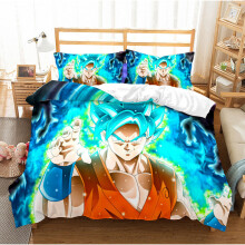 (Pattern 07, Double) Dragon Ball Bedding Single Double Duvet Cover NEW