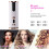 Cordless Auto Rotating Waver Curling Iron Wireless LCD Ceramic 4