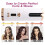 Cordless Auto Rotating Waver Curling Iron Wireless LCD Ceramic 3