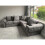 Furniture 786 Moana Large Corner Sofa Grey 1