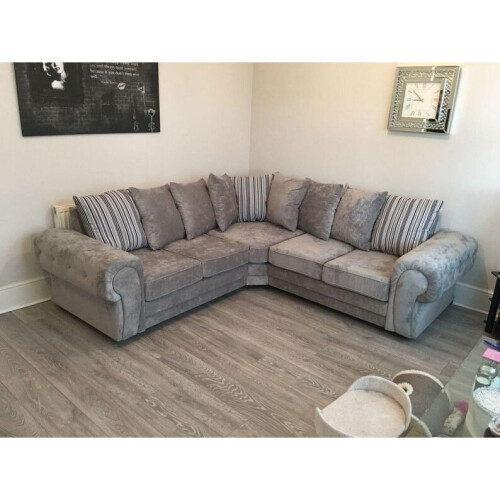 Furniture 786 Moana Large Corner Sofa Grey 2