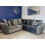 Furniture 786 Zoey Plush Corner sofa Grey-Button Arms 3