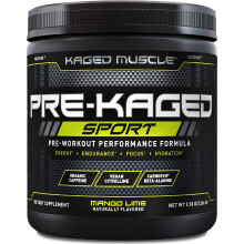 Kaged, PRE-KAGED Sport, Pre-Workout, Mango Lime, 9.38 oz (266 g)
