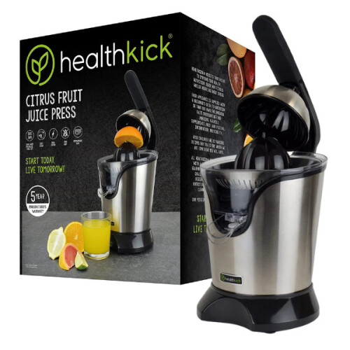 Lloytron Health Kick 180w Citrus Fruit Juicing Press - Stainless Steel