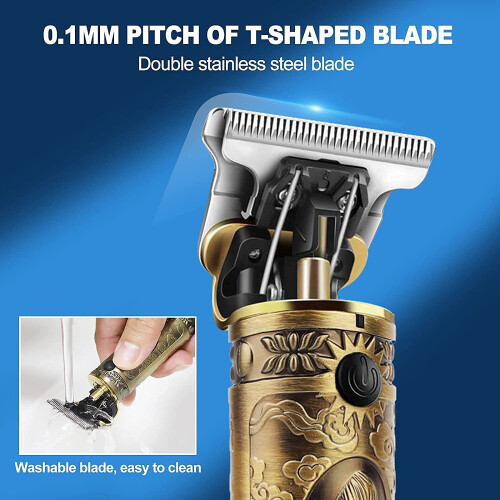 Cordless Electric Self Hair Clippers with LCD Screen 2