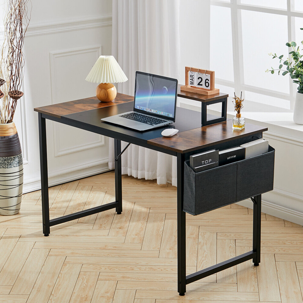 Computer Desk PC Laptop Table Metal Home Office Study Workstation +Bag