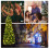 Gymax 4.5 FT Artificial Pencil Christmas Tree Pre-Lit Hinged Fir w/ 226 Tips Slim Tree 7
