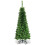 Gymax 4.5 FT Artificial Pencil Christmas Tree Pre-Lit Hinged Fir w/ 226 Tips Slim Tree 10