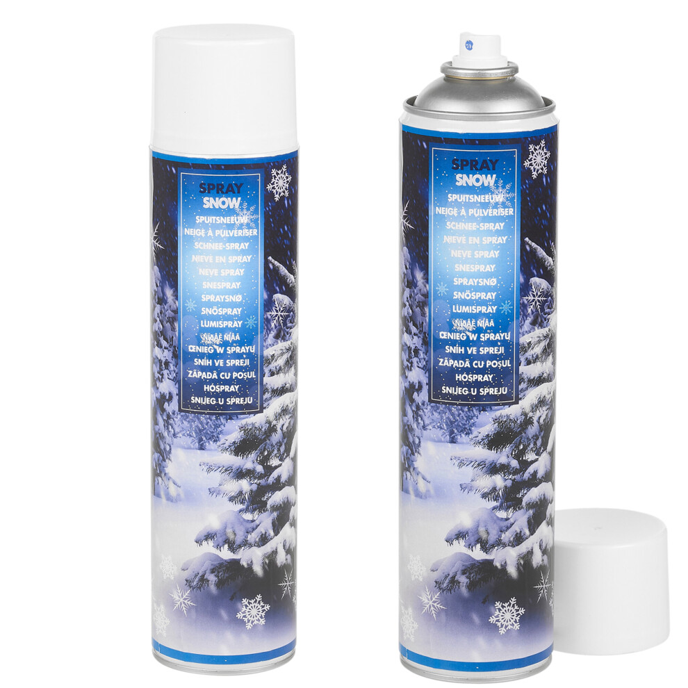 Urbn Living 600Ml Fake Snow Spray Artificial Christmas Craft Winter Festive Fun Decoration