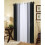 (66"wide x 72"drop) Eyelet Curtains Ring Top lined ready made 3 Tone Black Grey White 1