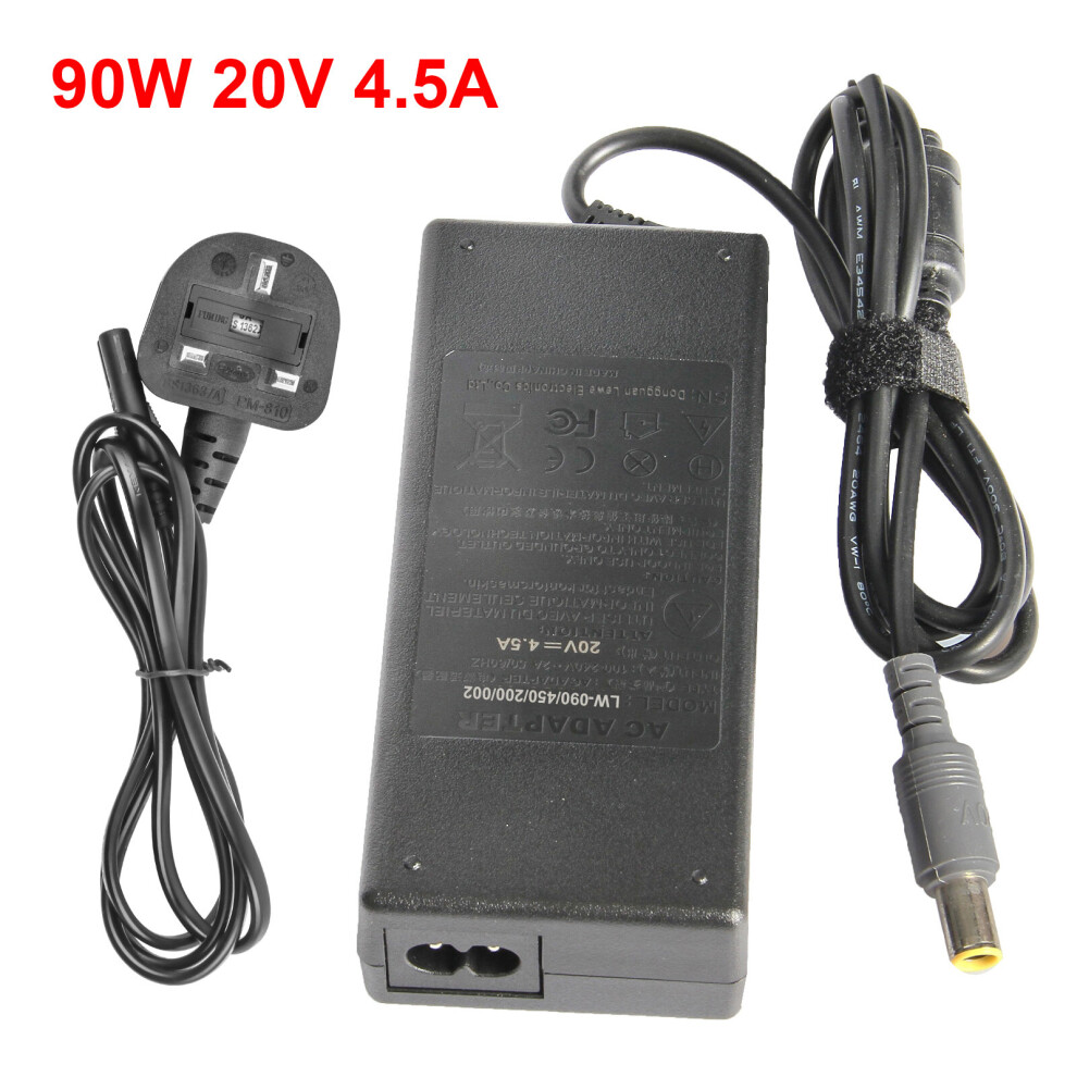 90W Ac Adapter Charger Compatible With Lenovo Thinkpad T60 T61 T400 T410 T420 T430 T500 T510 T520 T530 X60 Z60 X200 X201 X220 X230 X61 L420 L430 6901489001264