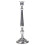 URBN Living (34cm, 1) 1/2 Polished Nickel Candlestick Candle Holder 2