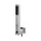 EcoSpa Brass Shower Wall Elbow Outlet SQUARE with Hose and Handset Chrome 9