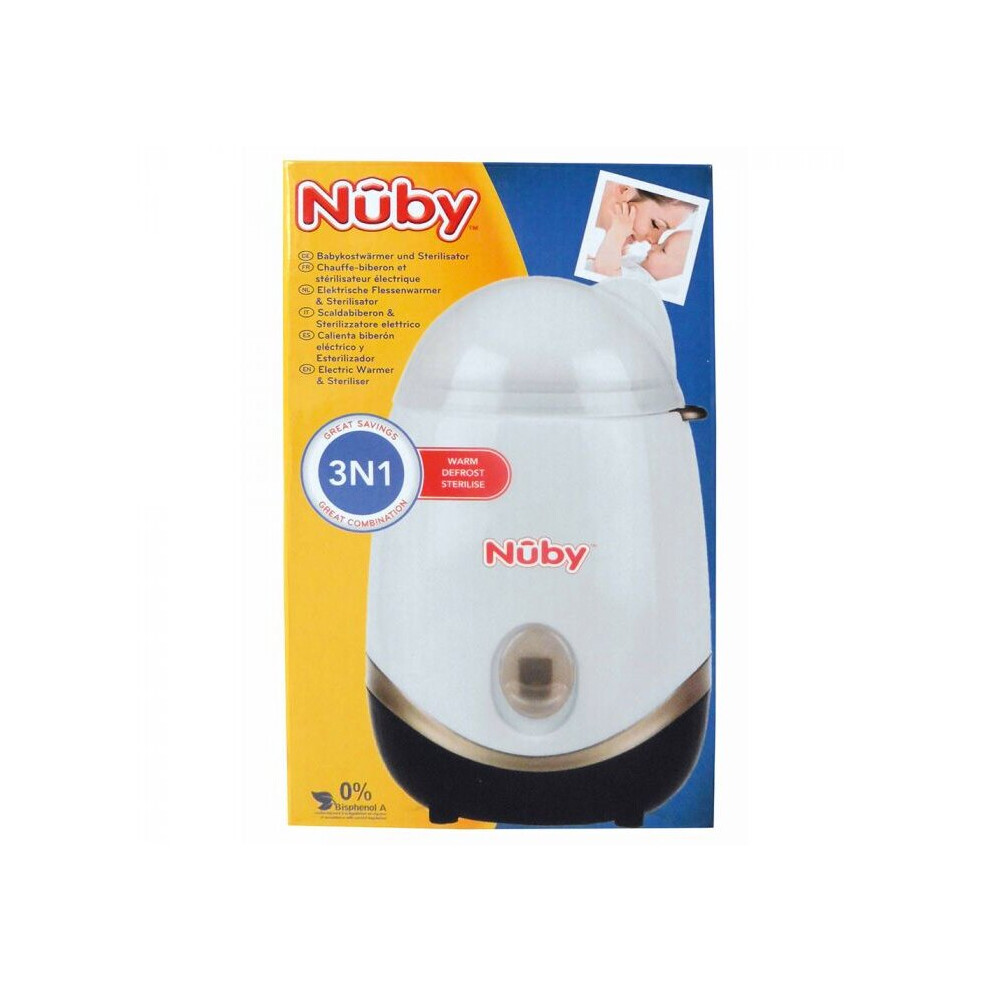 Nuby 3-N-1 Bottle Warmer & Steriliser 1's