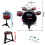 The Magic Toy Shop The Magic Toy Shop 9 Piece Kids Drum Kit 4