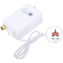 3KW Tankless Instant Electric Hot Water Heater Boiler Bathroom Shower Tap