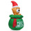 Gymax 1.5M Inflatable Christmas Bear Luminous Model Bear Xmas Decoration 8
