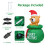 Gymax 1.5M Inflatable Christmas Bear Luminous Model Bear Xmas Decoration 3
