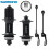 Shimano SHIMANO New M4050 36h Front and back pair 6-Bolt Disc Hub Black 1